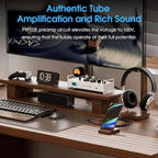 Douk Audio 2 Channel Bluetooth Vacuum Tube Preamp, Hi-Fi Headphone Amp - Image 4