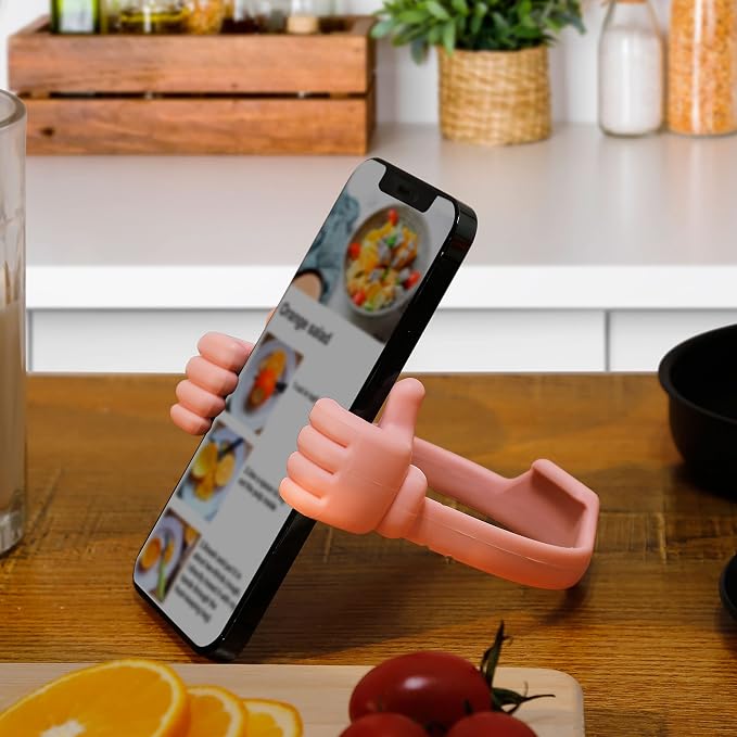 Honsky Cell Phone Stand Holder 2-Pack, Thumbs Up Lazy Phone Stand, Universal - Image 8