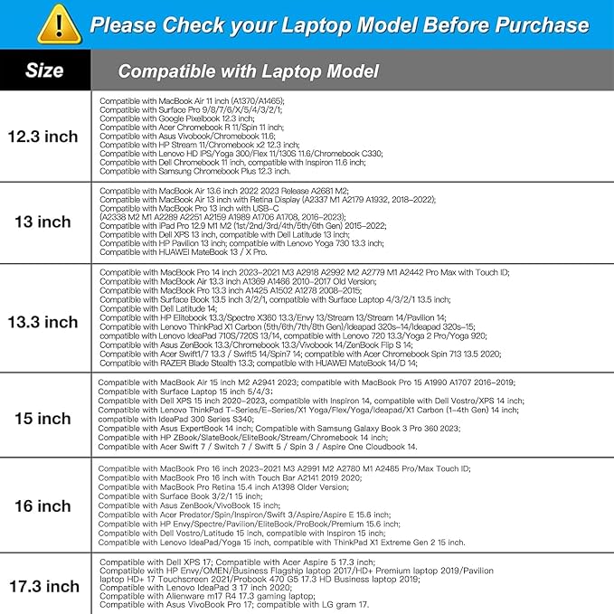 MOSISO Laptop Case 16 inch, 15-15.6 inch Laptop Sleeve Bag Compatible - Image 6