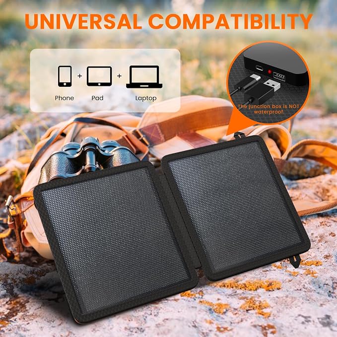 REDIGOO Portable 10W Solar Panel Charger, Mini Solar Panel - Image 4