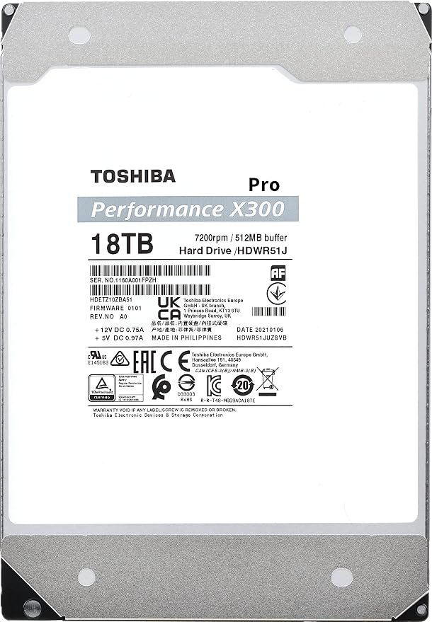 Toshiba X300 PRO 18TB High Workload Performance - Image 6