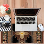 Large Mouse Pad Aztec Pattern Gaming Desk Pad Computer Keyboard Non-Slip - Image 6