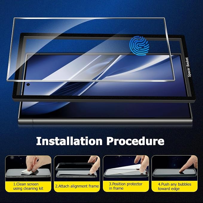 Screen Protector For Galaxy S24 Ultra Fingerprint unlock - Image 2