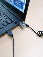 8Feet 3keys Security Retractable Cable Lock Portable Keyed Laptop Lock - Image 4