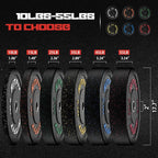 RitFit Bumper Plates, Colored Fleck-Rubber Weight Plates - Image 3