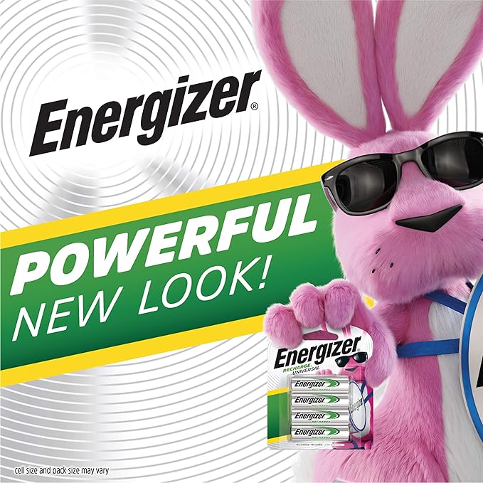 Energizer Rechargeable AA Batteries, Recharge Universal AA Battery Pre-Charged - Image 9