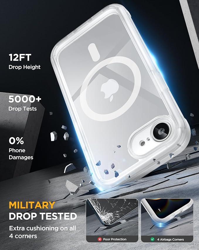 Miracase Magnetic for iPhone 16e Case Full-Body Phone - Image 5