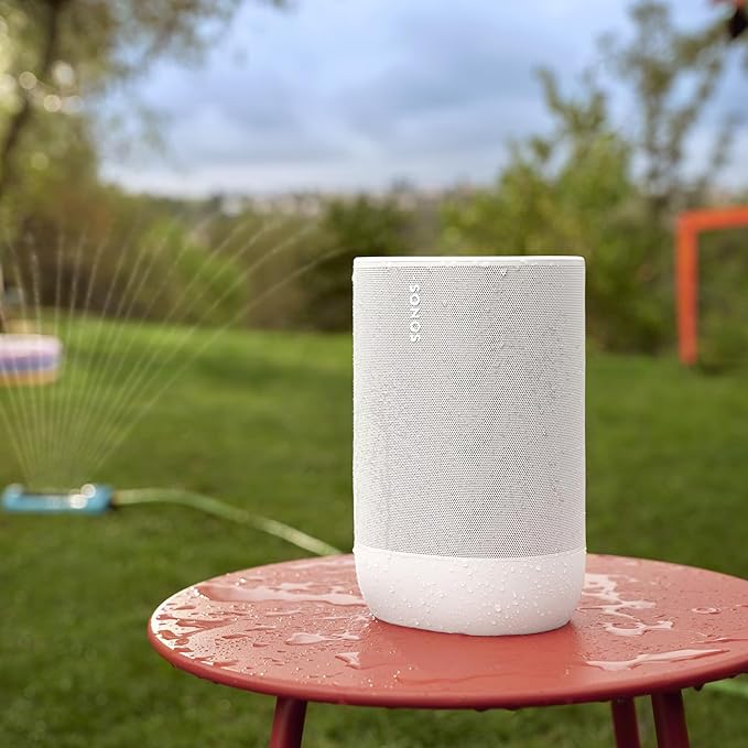Sonos Move 2 - White - Wireless Portable Bluetooth Speaker - Image 7