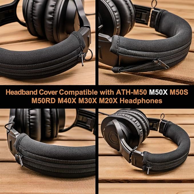 Replacement Headband Cover Compatible ATH M50X M50 M40X M40 M30X M20X Headphones - Image 6