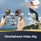 Zeadio Smartphone Camera Stabilizer Kit, Portable Handle Grip Handheld Video Rig - Image 9