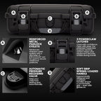 NANUK 910 Hard Case with Customizable Cubed Foam, IP67 Waterproof, Dustproof - Image 7