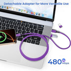 Elebase USB Type C to C 100W Cable 3.3FT - Image 5
