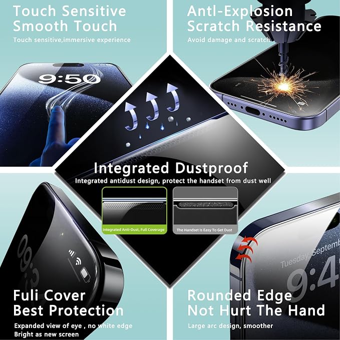 2 Pack Screen Protector Tempered Glass - Image 6