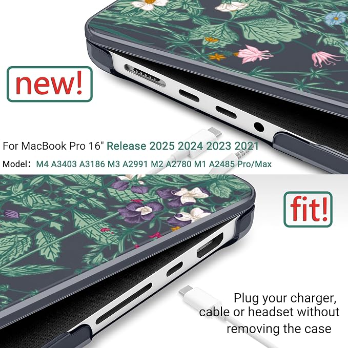 DONGKE for M4 MacBook Pro 16 Inch Case 2024 2023 2021 A3403 A3186 M3 A2991 M2 - Image 2