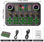 Facmogu K600 Gaming Audio Mixer, Streaming Audio Mixer - Image 7