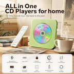 Gueray CD Player Portable Bluetooth Desktop CD Player - Image 2