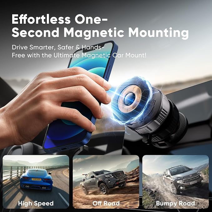 Phone Holders for Your Car, Magnetic Phone Holder for Car Phone Holder 360° - Image 5