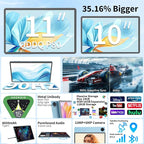 Android 15 Tablet, 11 inch Tablet - Image 2