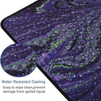 Large Mouse Pad with Stitched Edges, Durable Non-Slip Natural Rubber Base - Image 4