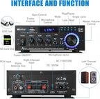 WOOPKER AK45 Pro Amplifier Home Audio Stereo Receivers - Image 4
