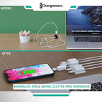 Magnetic Cable Clips – Chargeworx Cord Organizer - Image 3