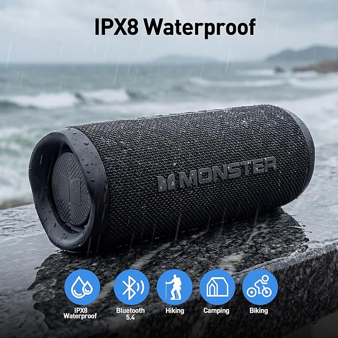 Monster Bluetooth Speaker, Wireless Portable Outdoor Bluetooth Speakers - Image 8