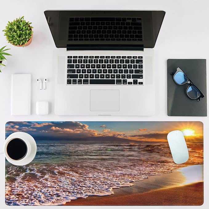Mouse Pad Large Nice Sunset Non-Slip Game Desk Mat - Image 2