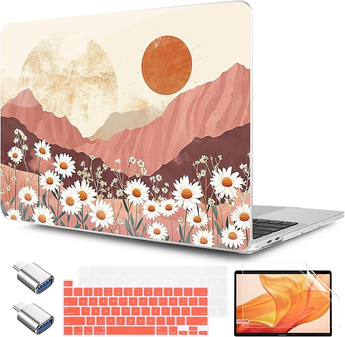 TWOLSKOO Compatible with MacBook Pro 13 inch Case 2023-2016 A2338 M2/M1 A2251 by TWOLSKOO