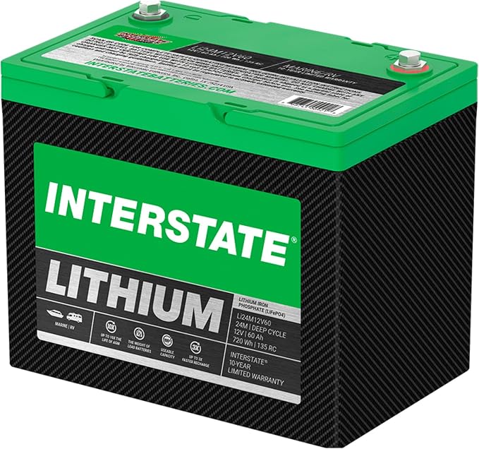 Interstate Batteries 12V 60Ah Group Size 24M Lithium Deep Cycle LiFePO4 - Image 6