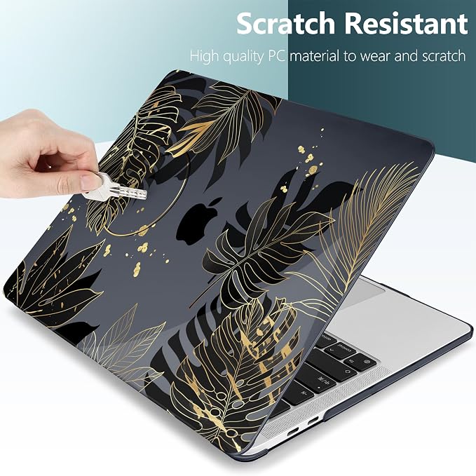 TWOLSKOO Compatible with MacBook Pro 13 inch Case 2023-2016 A2338 M2/M1 A2251 - Image 3