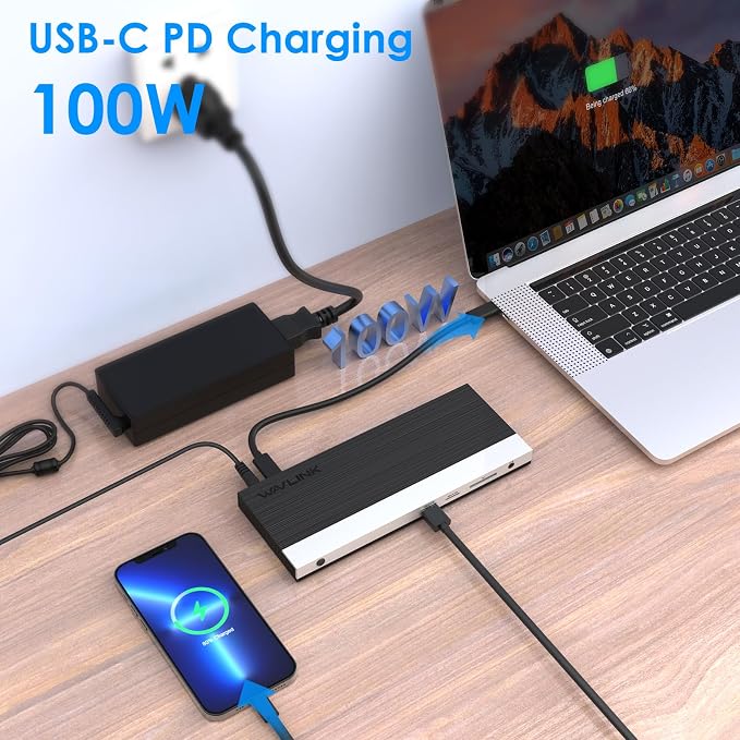 WAVLINK USB C Docking Station 4K Triple Display - Image 5