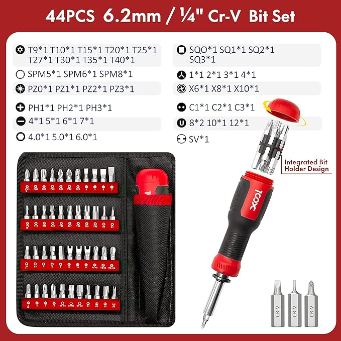 XOOL 200 in 1 Precision Screwdriver Set, Electronics Repair Tool Magnetic - Image 4