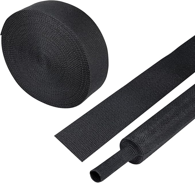 Heat Shrinkable Braided Sleeving 2:1 Ratio- Abrasion Protection Flexibility by BuyUneed