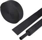 Heat Shrinkable Braided Sleeving 2:1 Ratio- Abrasion Protection Flexibility by BuyUneed