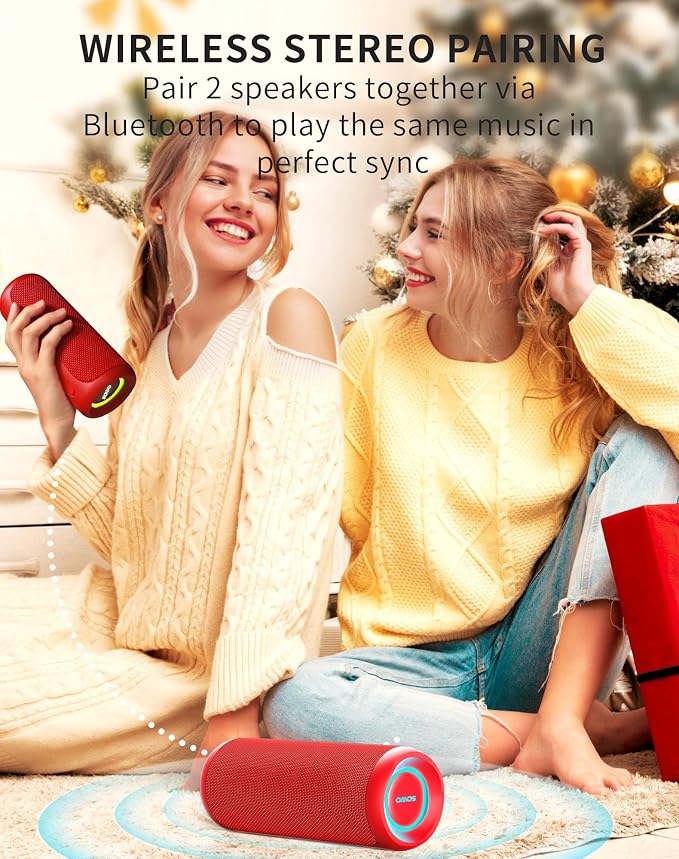 SOWO Portable Bluetooth Speaker, Waterproof IPX7, 25W Loud Wirelss Speaker - Image 7