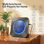 Gueray CD Player Portable Bluetooth Desktop CD Player - Image 2