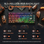 RK ROYAL KLUDGE 75% HE Mechanical Gaming Keyboard Wired Hall Effect Magnetic - Image 8