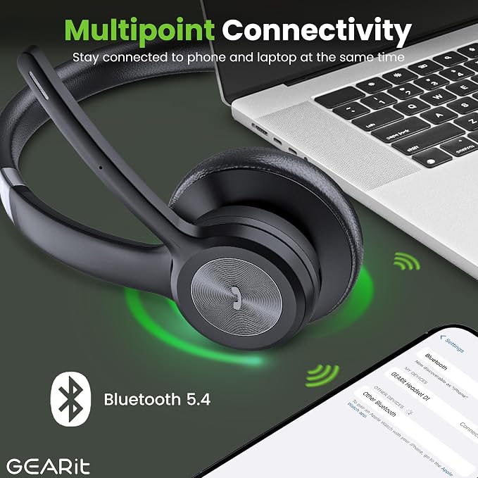 GEARit Wireless Headset with Mic - Image 5