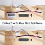 AVLT Laptop & 40 Inch Monitor Arm Pole Top Mount - Image 7