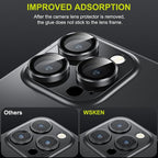 WSKEN for iPhone 14 Pro/iPhone 14 Pro Max Camera Lens Protector, HD Tempered - Image 5
