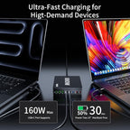 880W USB C Charger Block Charging Station 8 Port Fast GaN Chager 140W 160W PD - Image 5