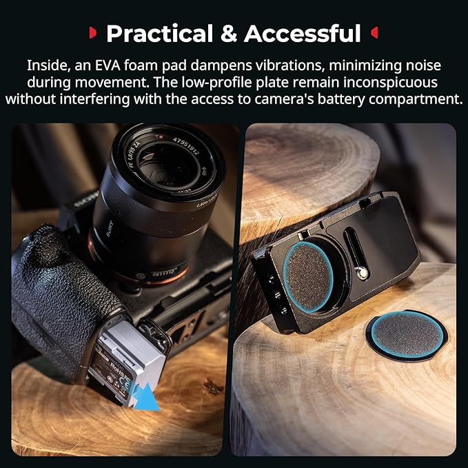 SmallRig Mount Plate for AirTag, Quick Release Camera Mount Baseplate for - Image 3