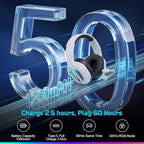 FC200 Wireless Gaming Headset for PS5, PS4-2.4GHz USB Foldable Headphones - Image 5