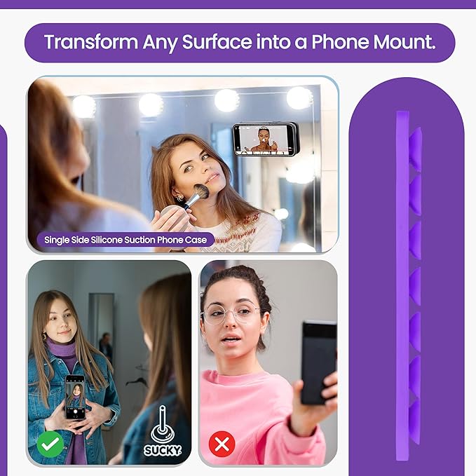 SUCKY Silicone Suction Phone Case Adhesive Mount - Image 3