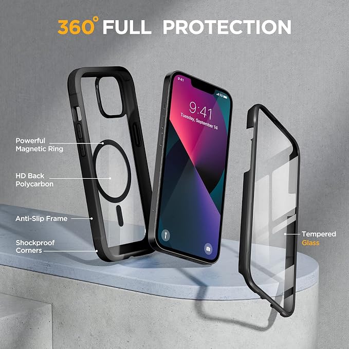 Miracase Glass Series Designed for iPhone 13 Case 6.1 inch, 2023 Upgrade - Image 2