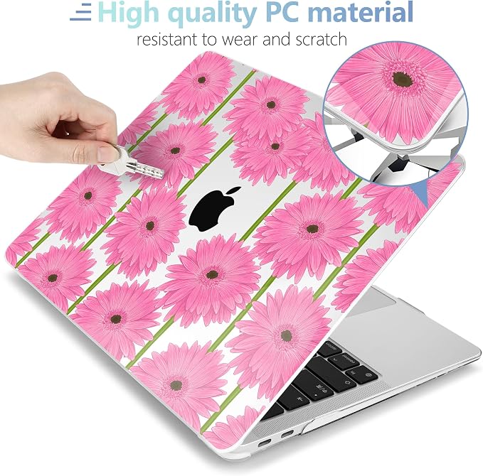 MEEgoodo for MacBook Air 13 inch Case 2021 2020 2019 2018 Released A2337 M1 - Image 3