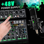Professional 6-Channel Audio Mixer - Image 3