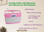 HANNLOMAX HX-500R Portable AM/FM Radio, USB Port - Image 2