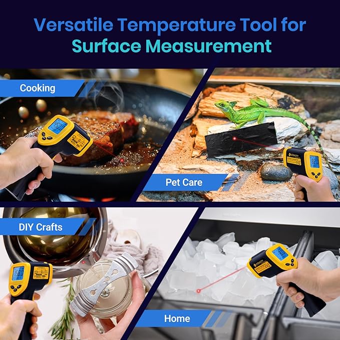 Etekcity Infrared Thermometer Temperature Gun 1080, -58°F to 1130°F - Image 2