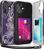 TORU CX Slim for iPhone 16 Case Wallet | Protective Shockproof Heavy Duty Cover by TORU